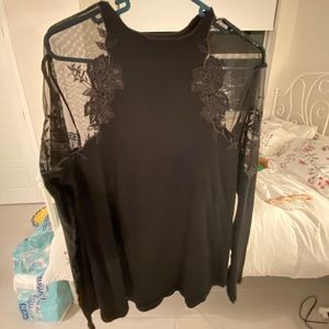 Free People black shirt